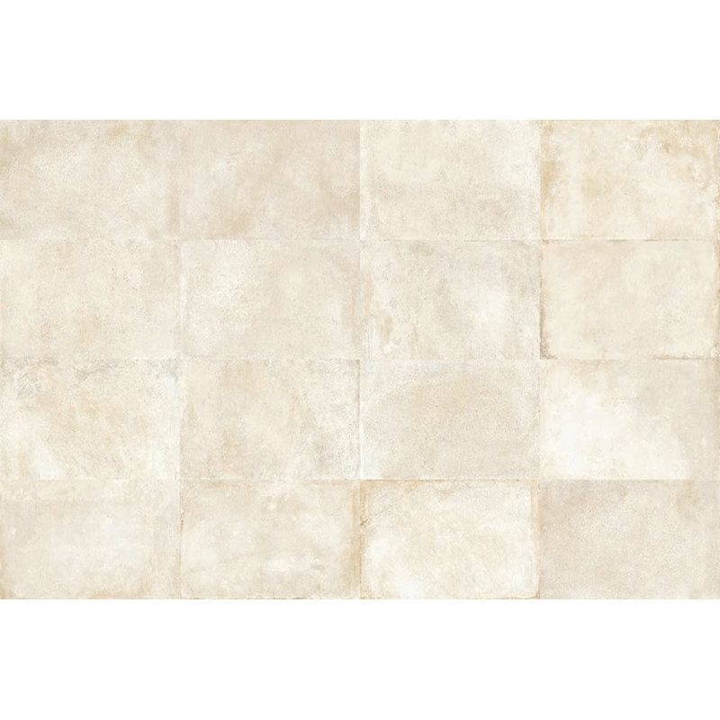 24" x 24" Porcelain Concrete Look Wall & Floor Tile, Beige