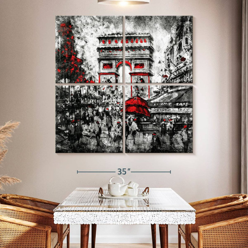 Nicci Arc De Triomphe Pop, 50" H x 50" W