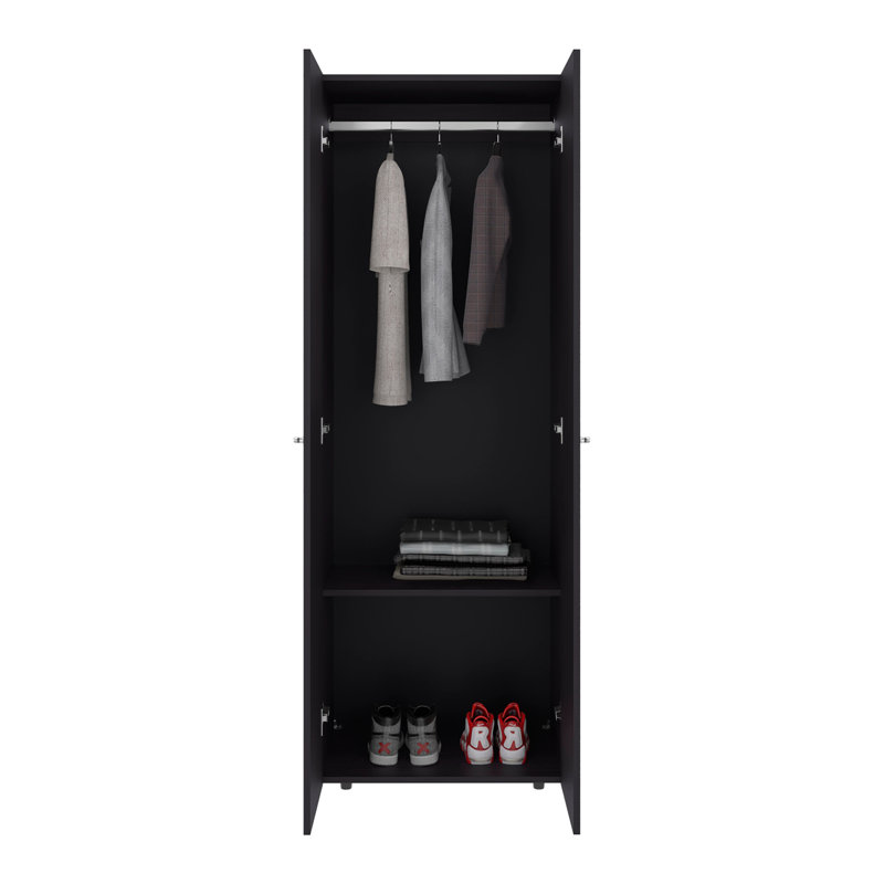 Armoire-penderie 2 portes Modern Wenge, Wengé