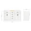 60" Double Bathroom Vanity Base Only-2122814302