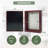 Airyonna Mahogany Solid Wood Storage Shadow Box Picture Frame