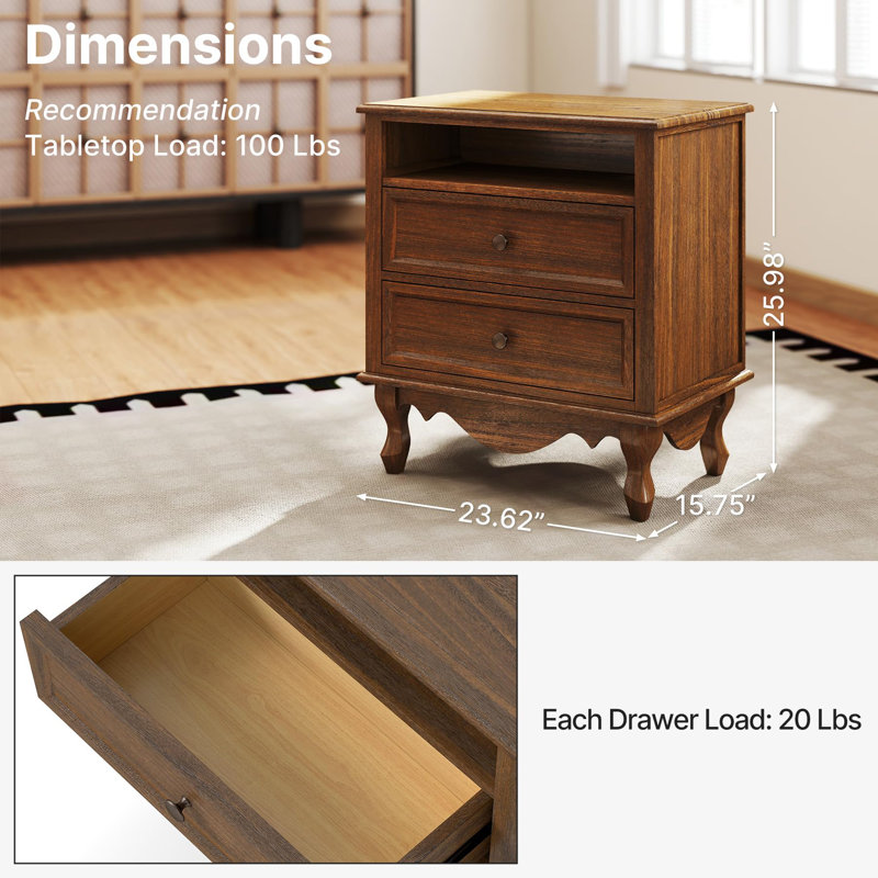 Nightstand, Brown