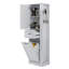 Modern Tall Storage Cabinet – Tilt-Out Compartment, Adjustable Shelves-646930923