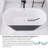 67''  Acrylic Freestanding Soaking Bathtub-93718795