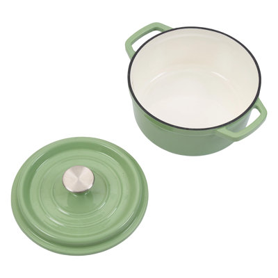 Living and Home 5 L Cast Iron Stock Pot