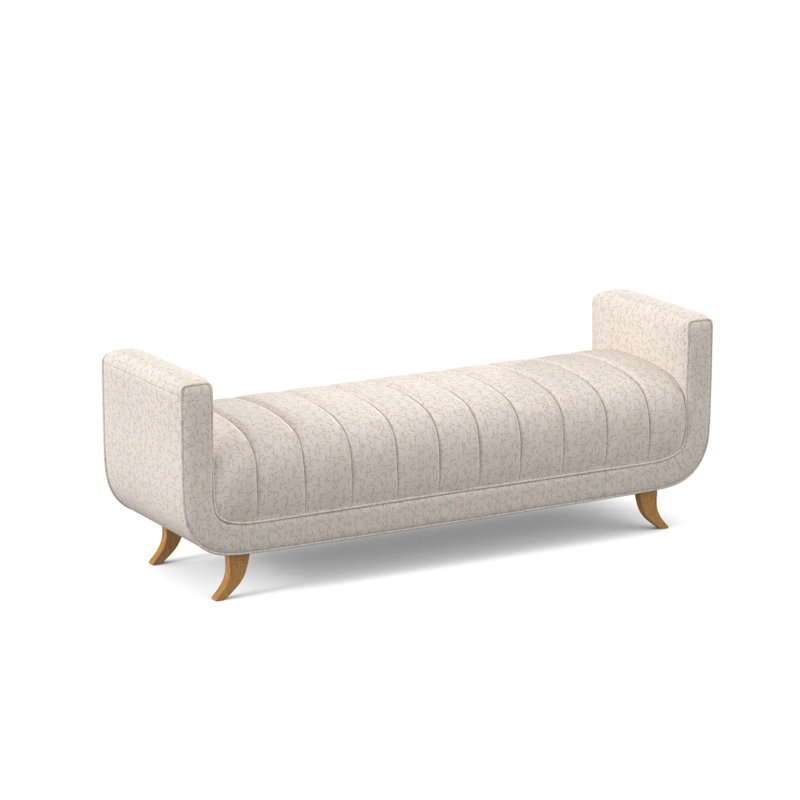 Banc avec revêtement, Ambre, Filigrane ivoire