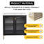 Meuble-lavabo simple 31,88 po Thurid