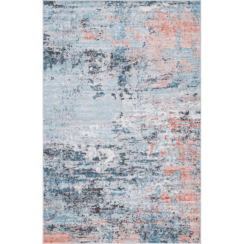 Abstract Indoor Rug, Rectangle 5' x 8'