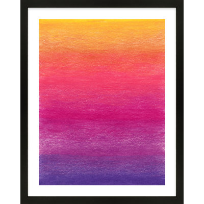 Tie-Dye Sunrise " Tie-Dye Sunrise " by Katy Montica Painting Print