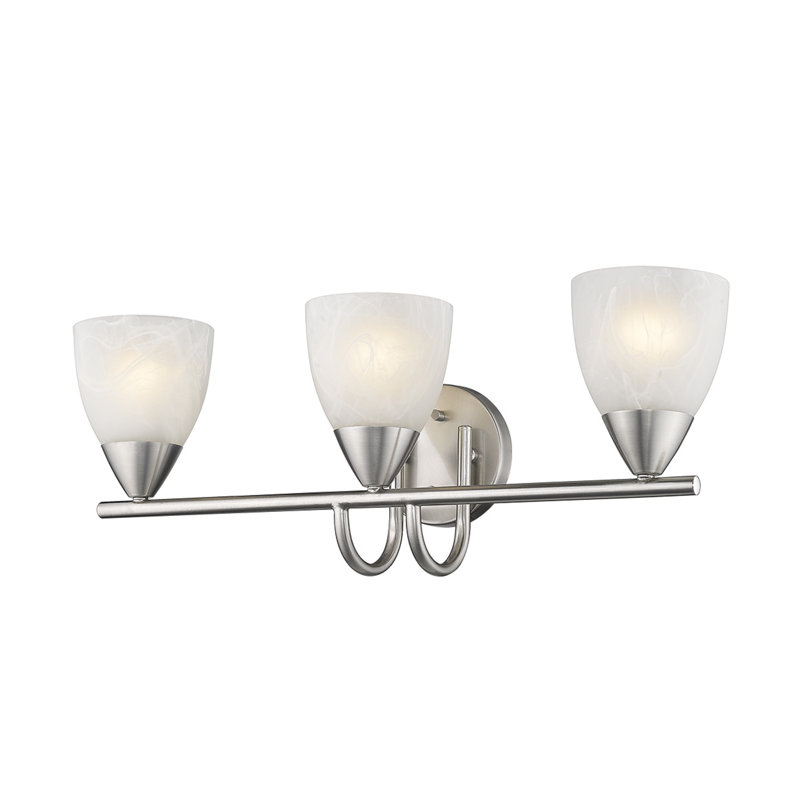 Éclairage pour meuble-lavabo 3 lumières Wentzel