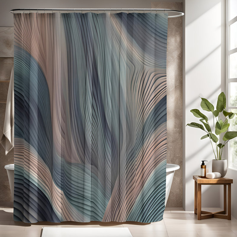 Rideau de douche Yurig, H 72 po x l 70 po