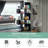 70''H X 31''W 2 PCS Wiltraud Geometric Bookcase-1607724333