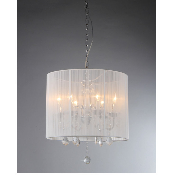 Deboer 6 - Light Dimmable Drum Chandelier