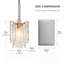 Luminaire suspendu en verre soufflé à la main à 1 lumière Kethe 