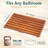 Premium Teak Shower Mat,24" x 16" (Rectangular)