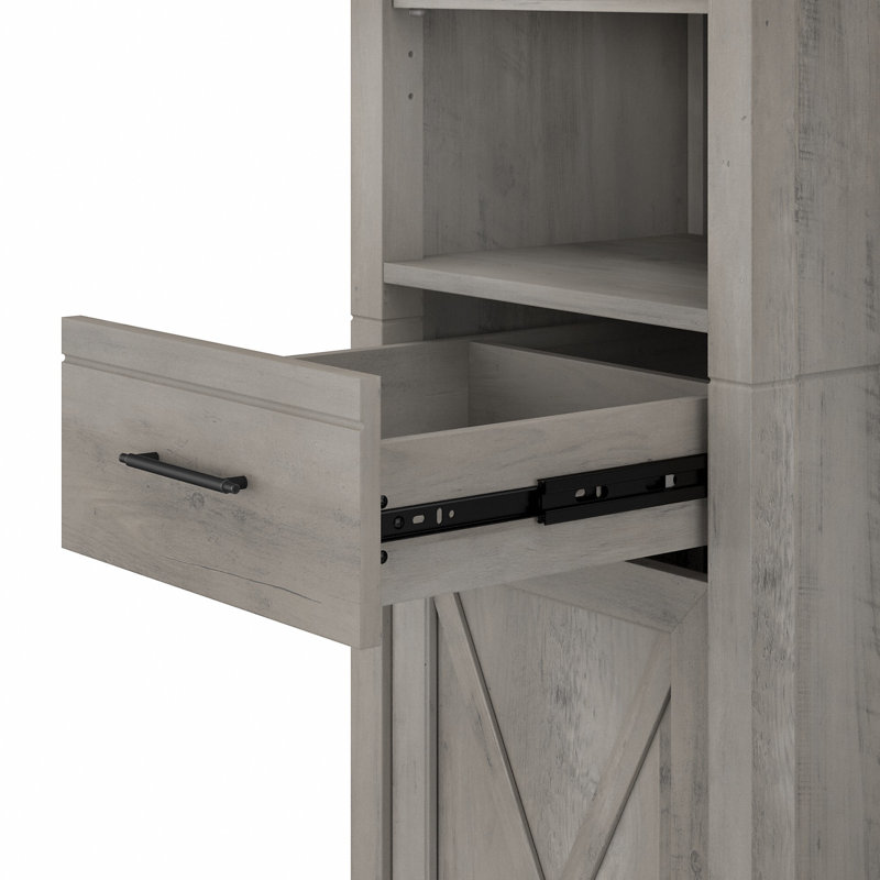 Edion Double Bathroom Vanity with Ceramic Top, Gray