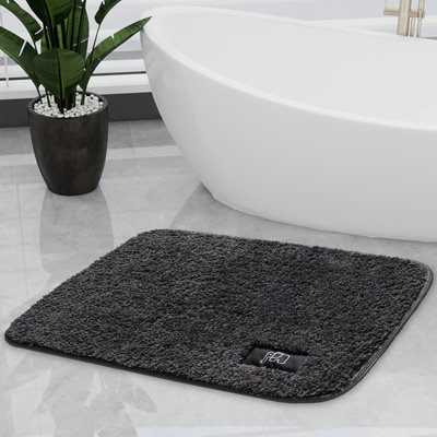 Chenille Super Soft Absorbent Microfiber Rectangle Non-Slip Bath Rug