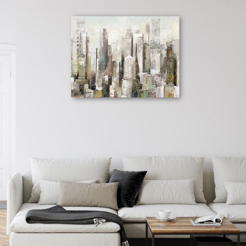 Impression sur toile City Chic par Studio Arts, Toile tendue, H 30 po x l 40 po