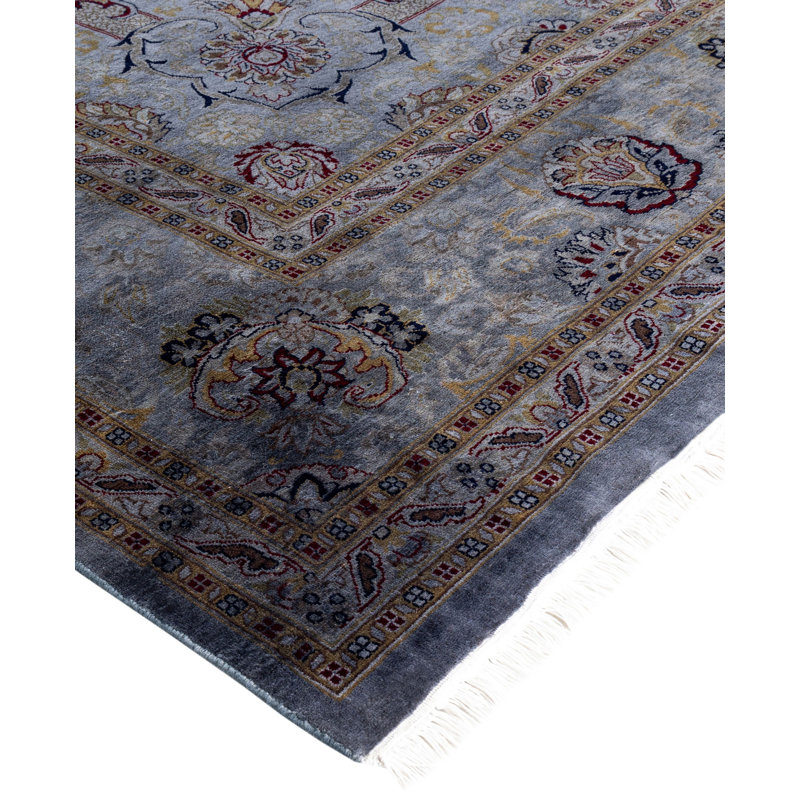 Overdyed One-of-a-Kind 9' 1" X 12' 1" Hand Knotted Area Rug