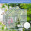 Serre en polycarbonate surélevée 6X10FT-128815017-128815024