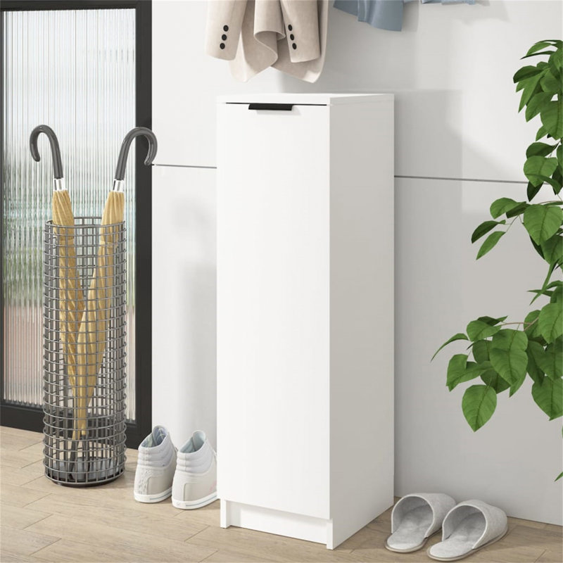 Shoe Cabinet 30x35x100 cm Engineered Wood, White
