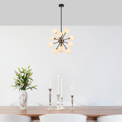 Lustre sphérique Spunik à 12 lumières Beiler