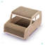 Grattoir pour chat en bois 2-en-1