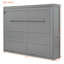 Lit escamotable double pleine grandeur, gris-1246383087-1246383084