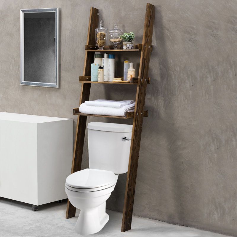 Anaisabel Solid Wood Freestanding Over The Toilet Storage