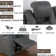 Meghean Breathable Leather Power Recliner Loveseat Power Headrest With Multi-Functional Center Console, Bluetooth Audio