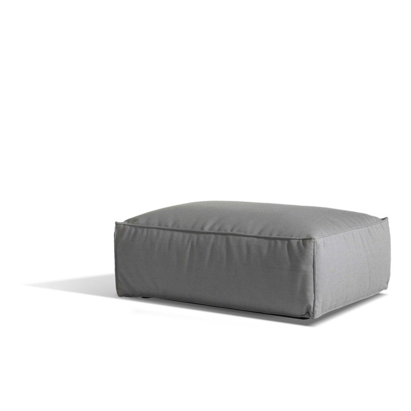 Asker Sofa Ottoman, Light Gray