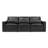 Pisa Effiom 3 Seats Leather Sofa 