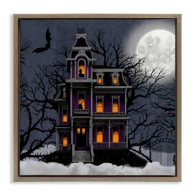 Maison d'Halloween effrayante et hantée