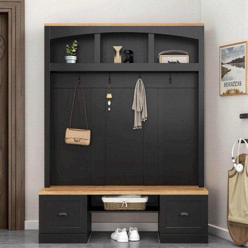 Arbre d'entrée Rustic Charm, Noir