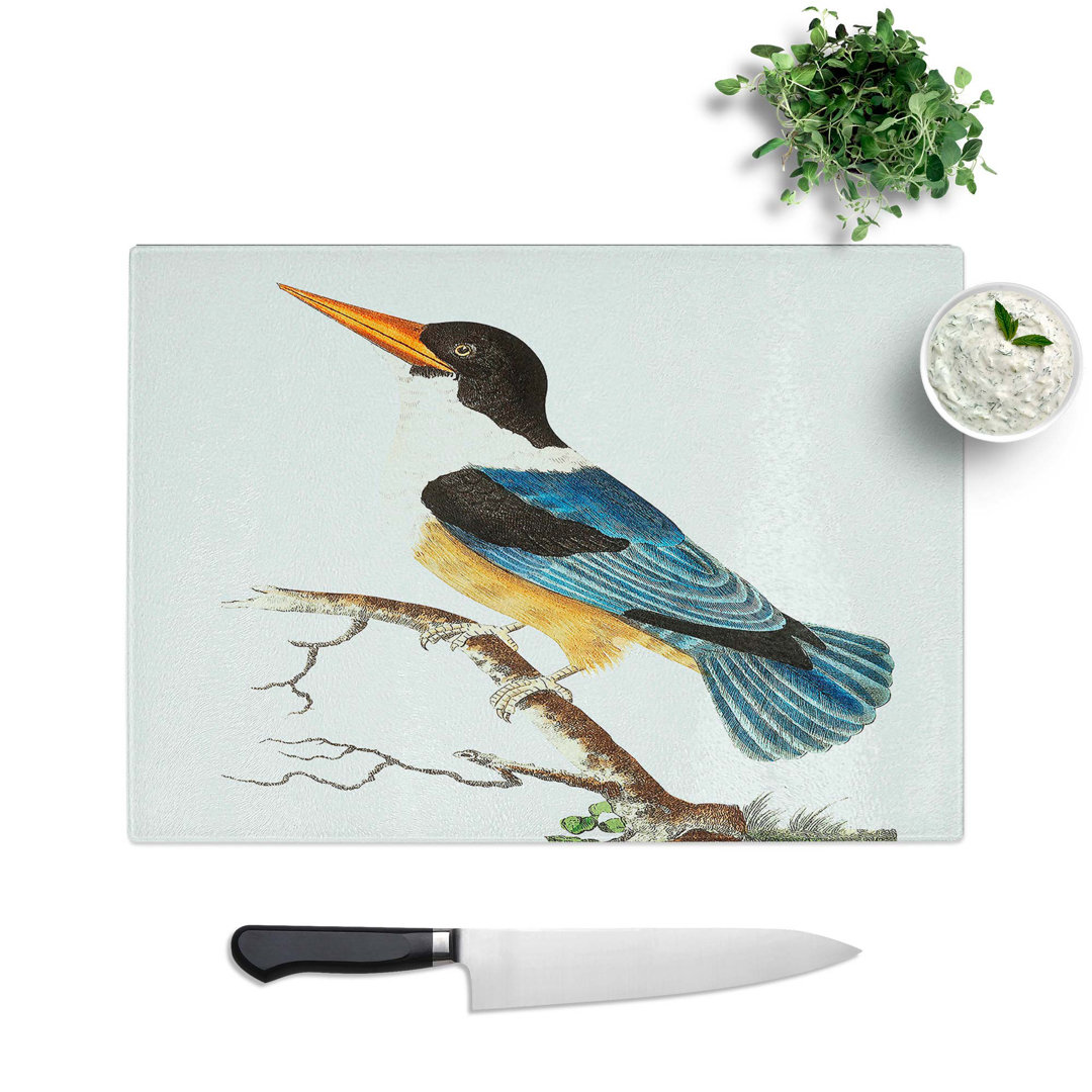 Tempered Glass Kingfisher Chopping Board