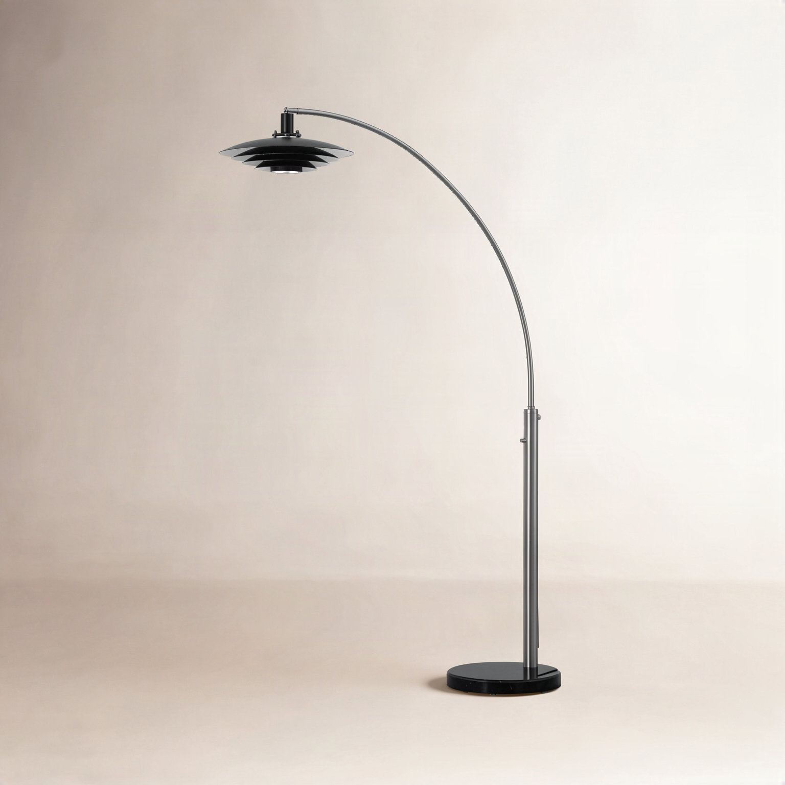 Rancho Mirage 86" Marble Lamp, Antique Nickel