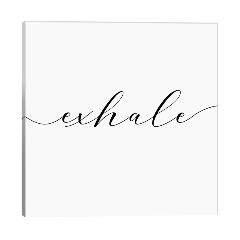 Exhale - Square - Wrapped Canvas Print, 45.72 cm H x 45.72 cm W x 1.91 cm D