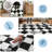 Diamond Machine Washable Area Rugs with Rubber Backing Non Slip Low Pile Stain Resistant Carpet for Living Room Bedroom Dining Room Playroom-1242981817-1242980935