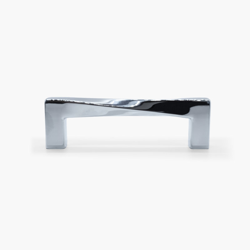 Twist Bar / Handle Pull, Polished Chrome, 5"