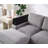 Upholstered Couch, Sectional Sofa with Deep Seating and Movable Ottomans