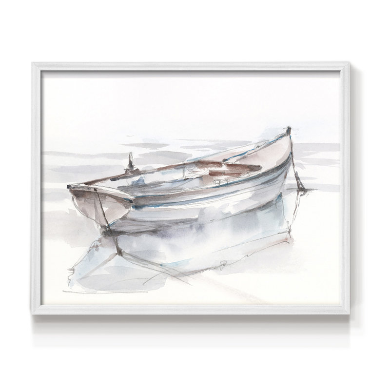 «Rolling Fog II», impression encadrée, H 11 po x l 14 po, Blanc