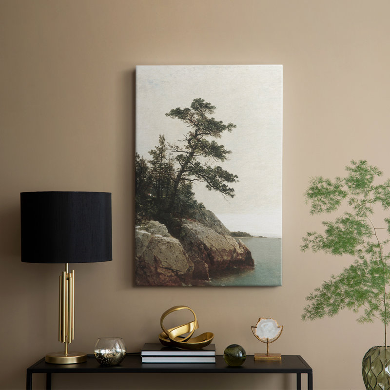 Imprimé nautique rétro - Cavas enveloppés de galerie, H 36 po x l 24 po
