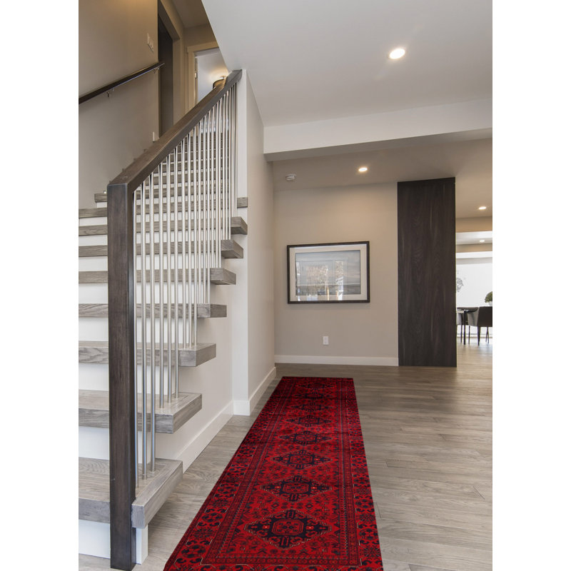 Tapis rouge Finest Khal Mohammadi 2 pi 11 po x 12 pi 4 po