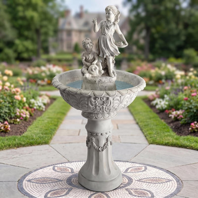 Fontaine sculpturale en résine pour enfants