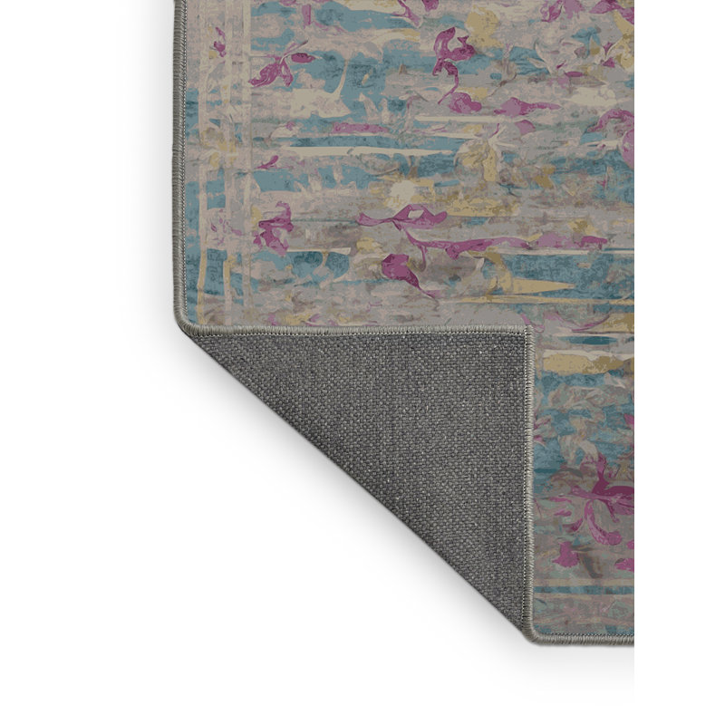 Tapis gris soyeux et moelleux, Rectangle 8 pi x 12 pi