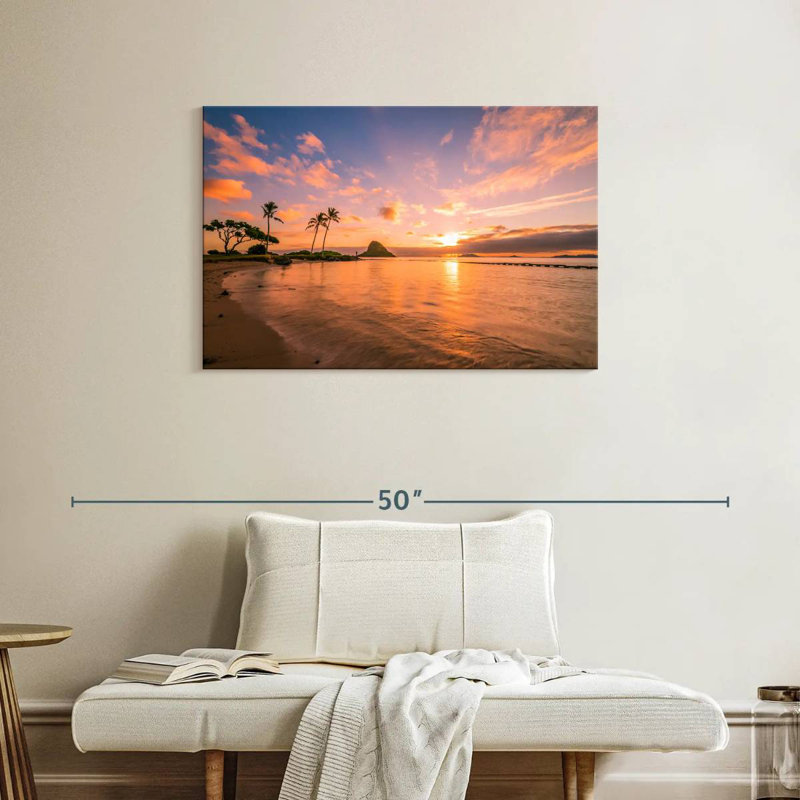 Coucher de soleil tropical Gillard Hawaii, H 24 po x l 36 po