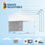 Auvent 10 x 10 avec mur escamotable - Tente imperméable robuste, Oxford UPF 50+, serrure centrale pour les événements extérieurs-126244324