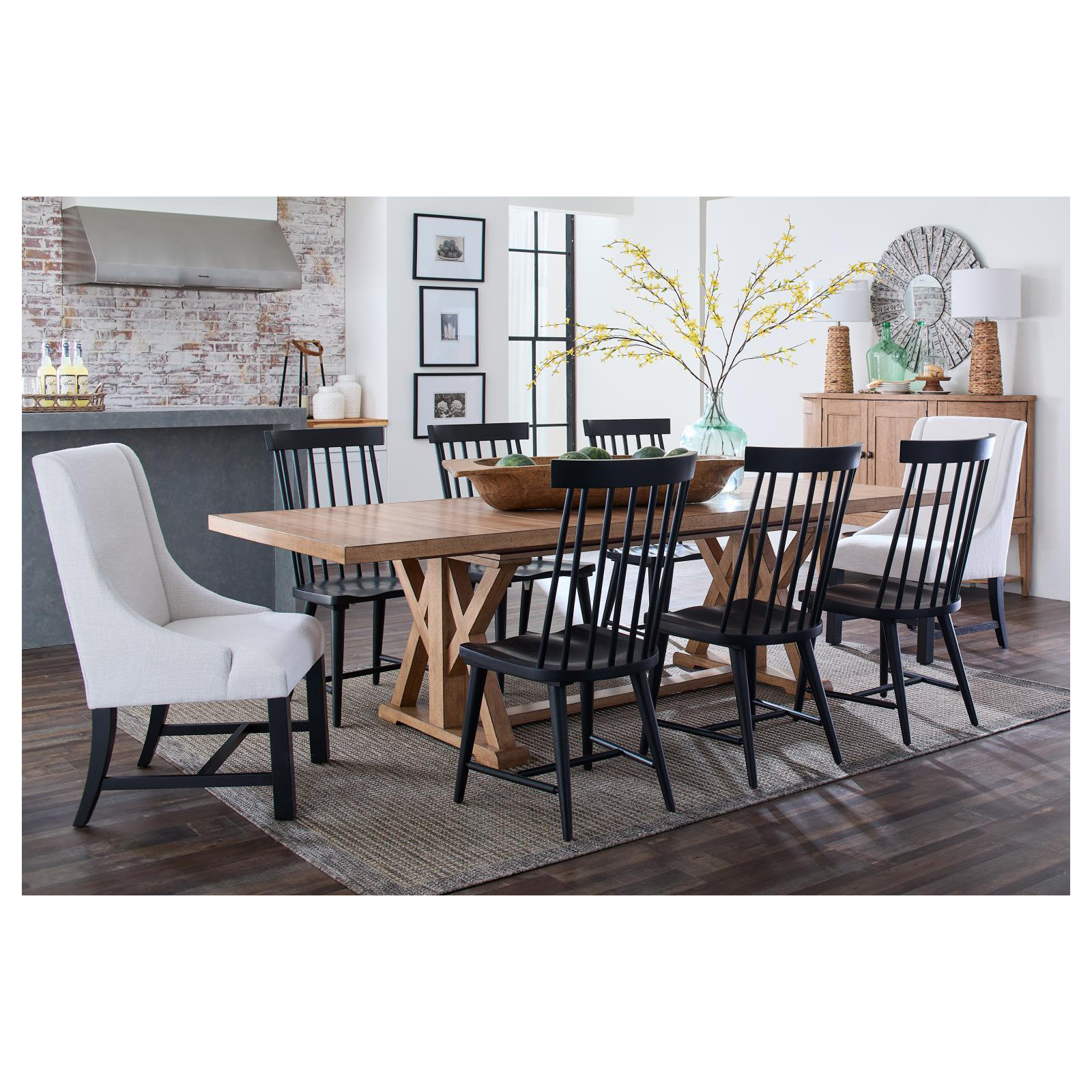 Mya 82" Extendable Dining Table