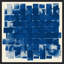 Cobalt Patchwork Print by Thom Filicia