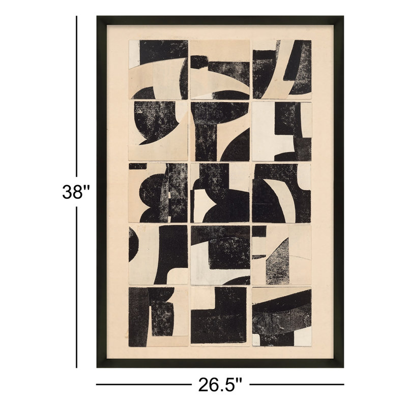 Find Your Way Print by Driftway Studio, 38" H x 26.5" W x 1.25" D, Black Framed
